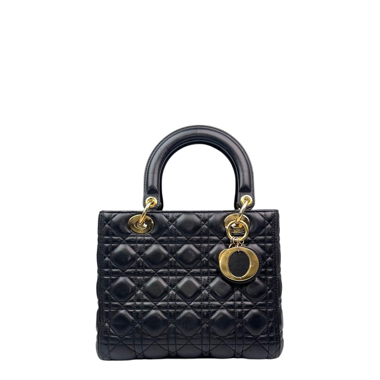 Lady Dior Medium Black GHW