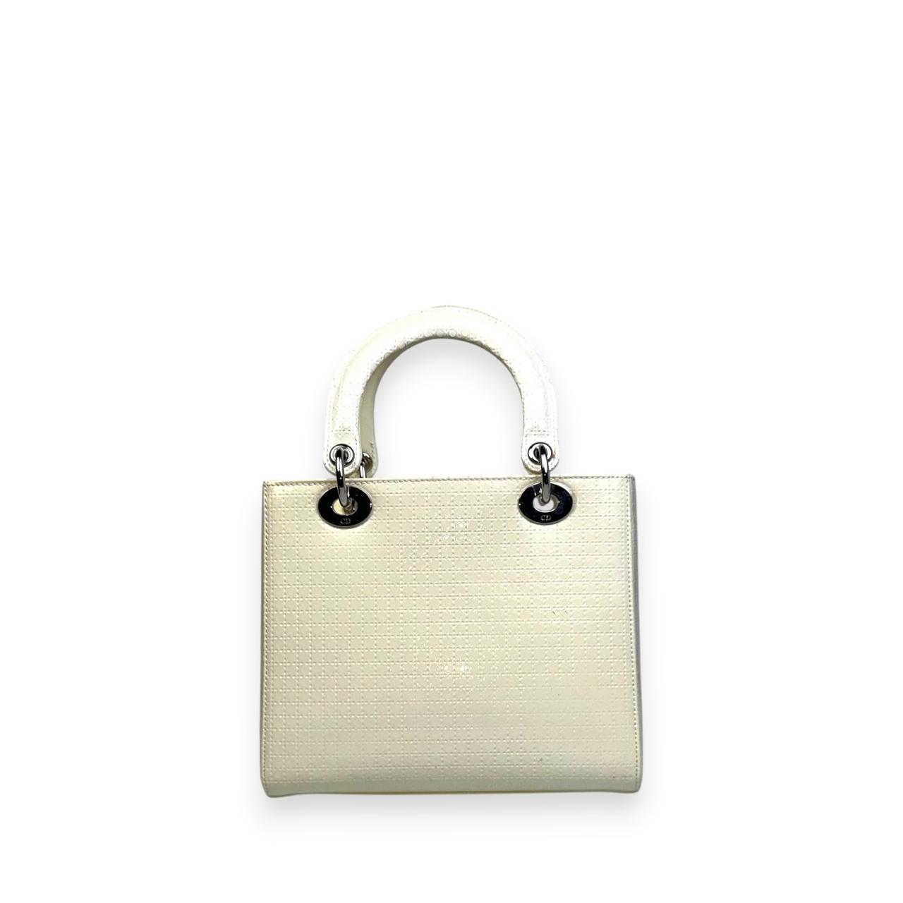 Lady Dior White (24.5cm) P5428