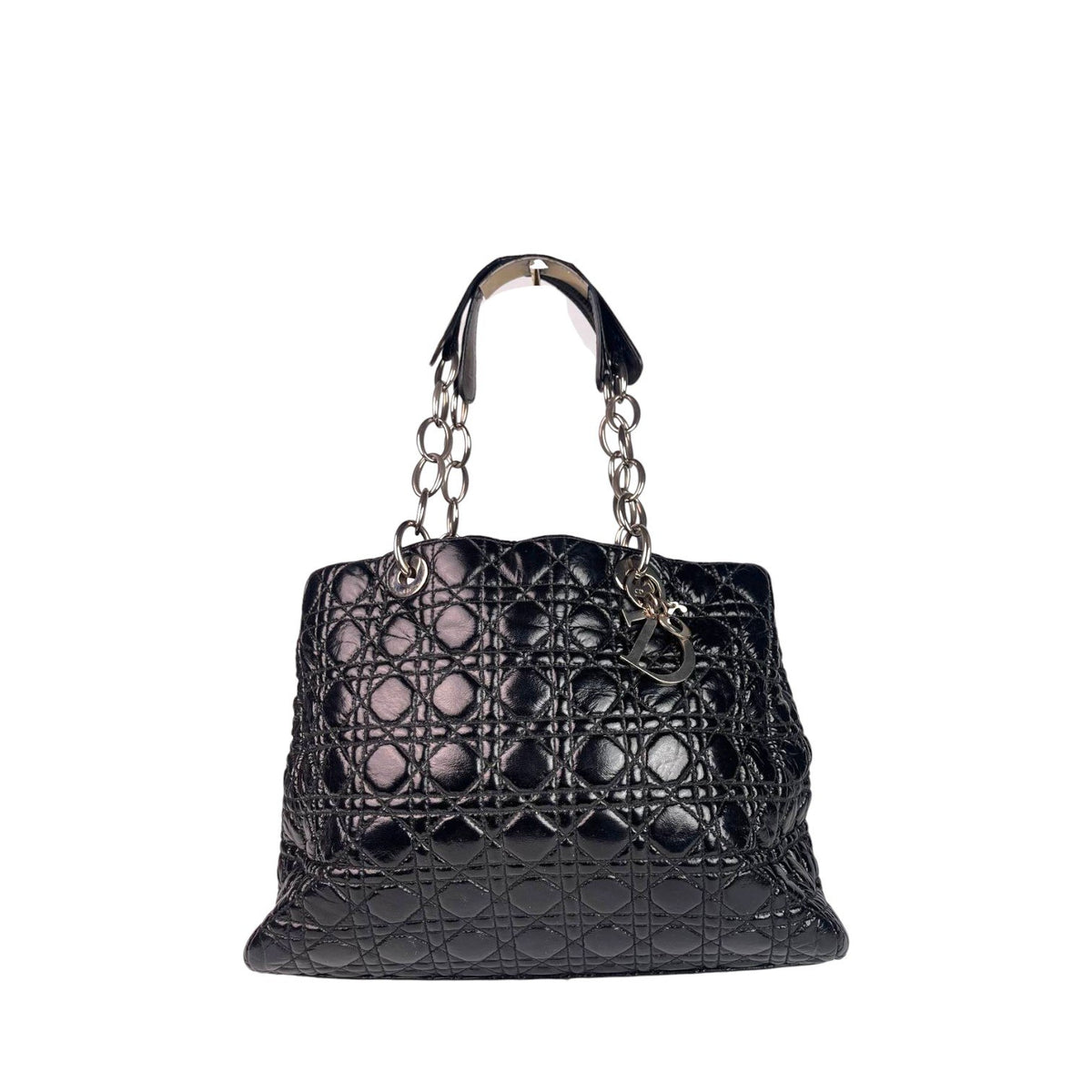 Lady Dior Tote Patent Leather