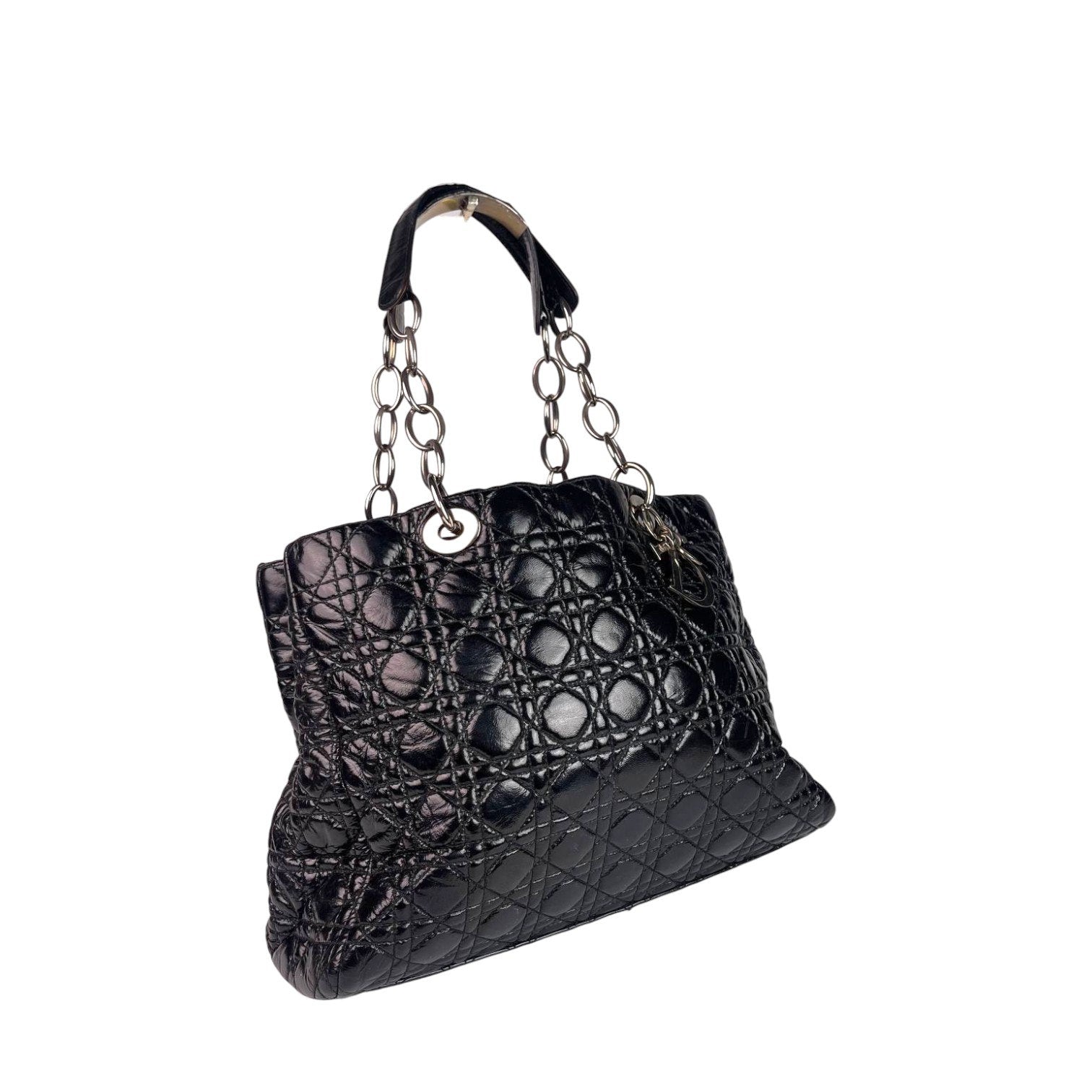 Lady Dior Tote Patent Leather