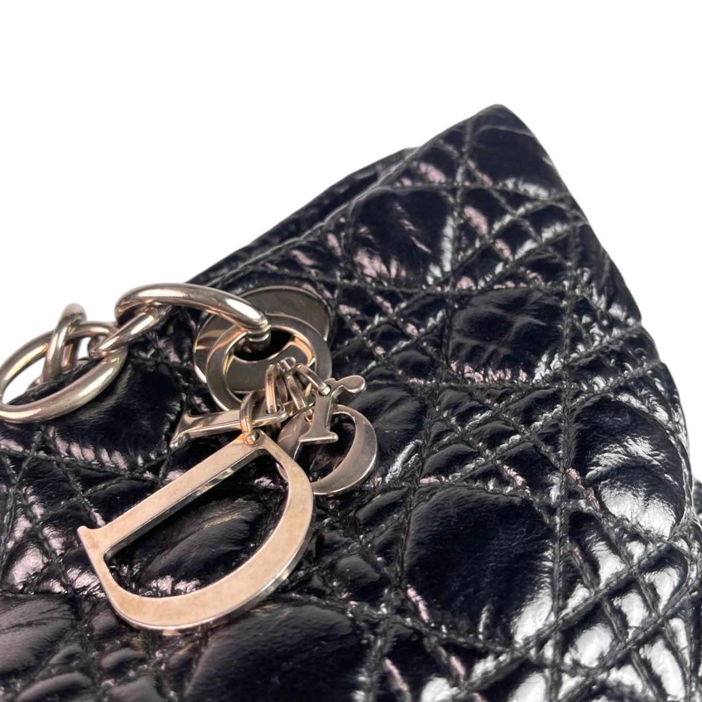 Lady Dior Tote Patent Leather