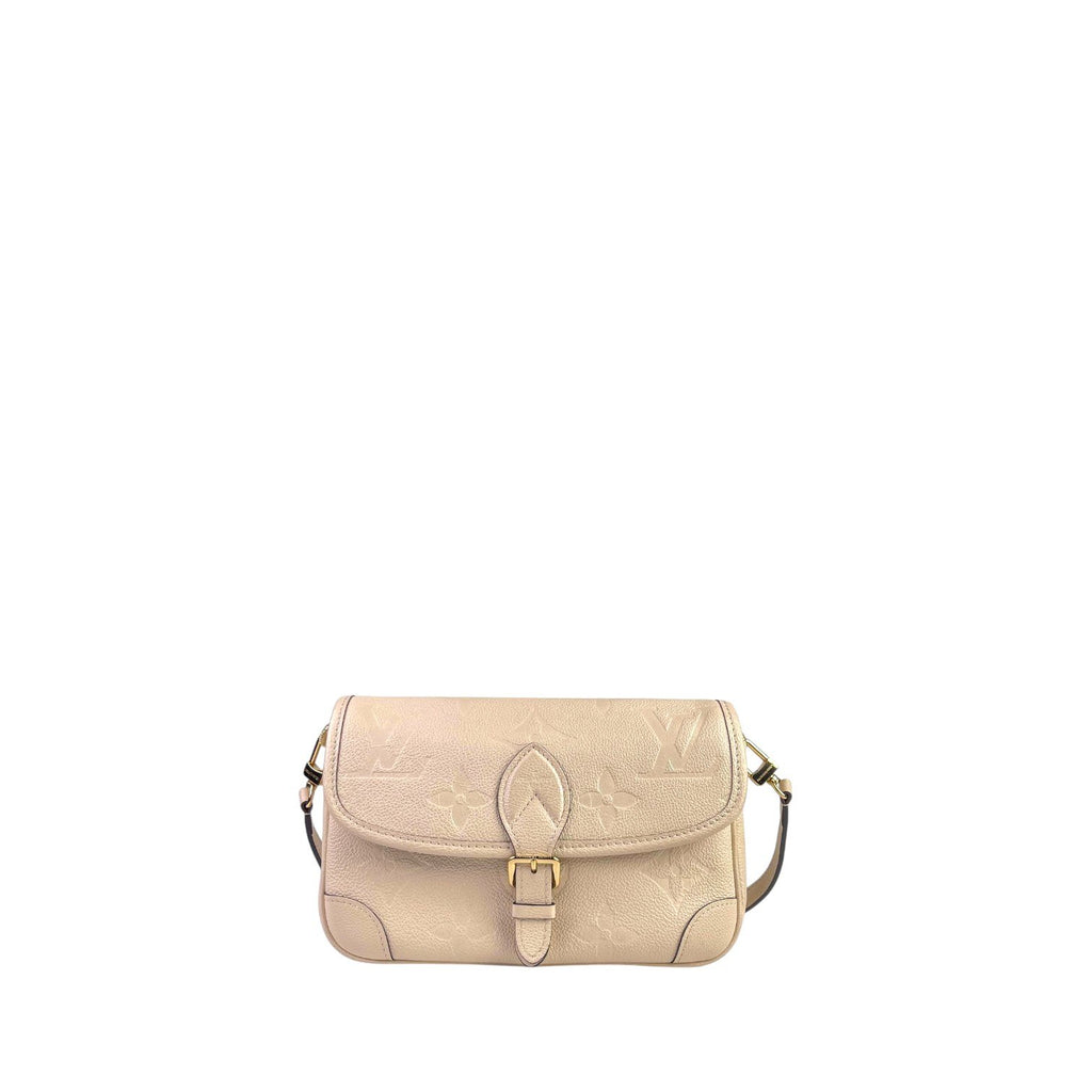 LV Diane Leather White
