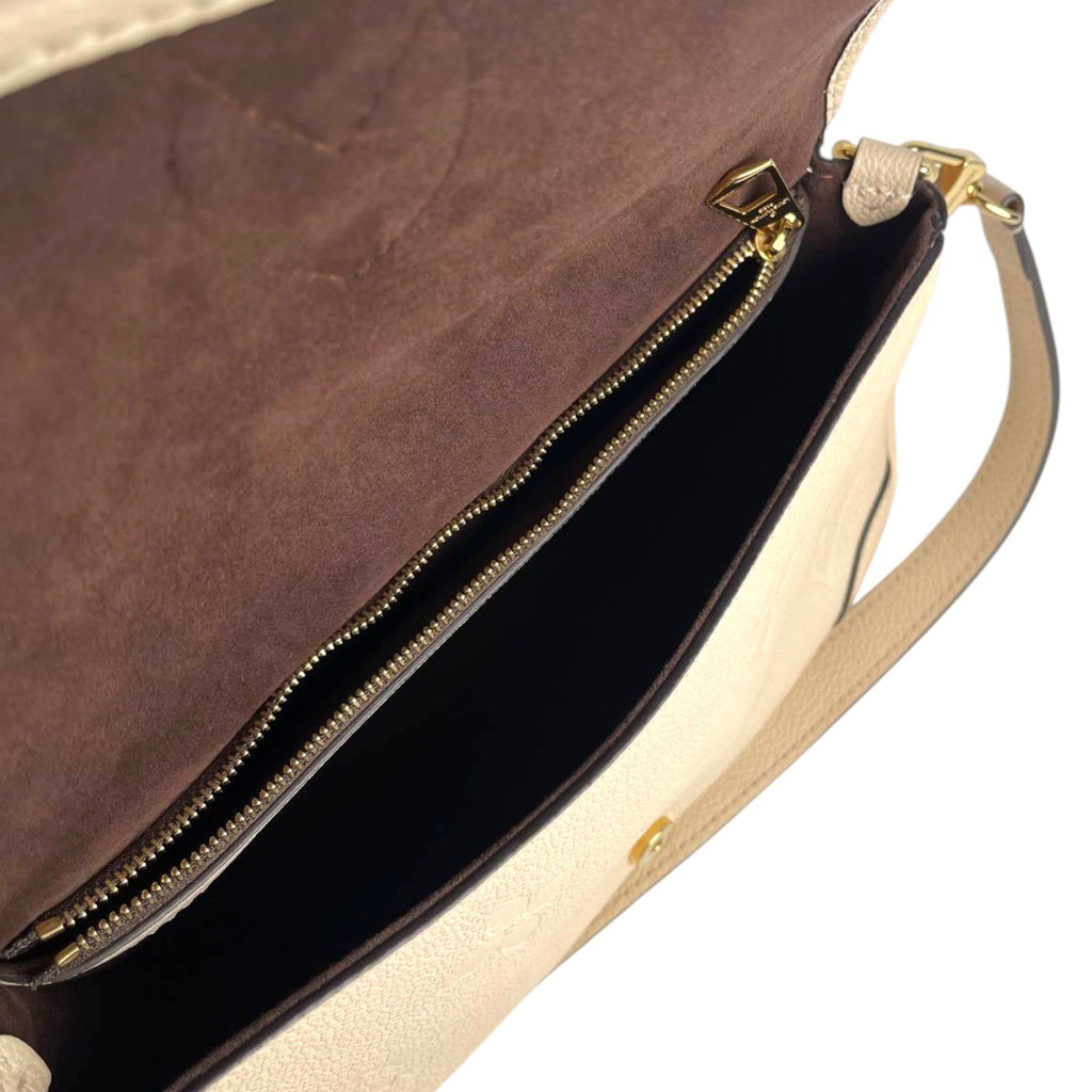 LV Diane Leather White