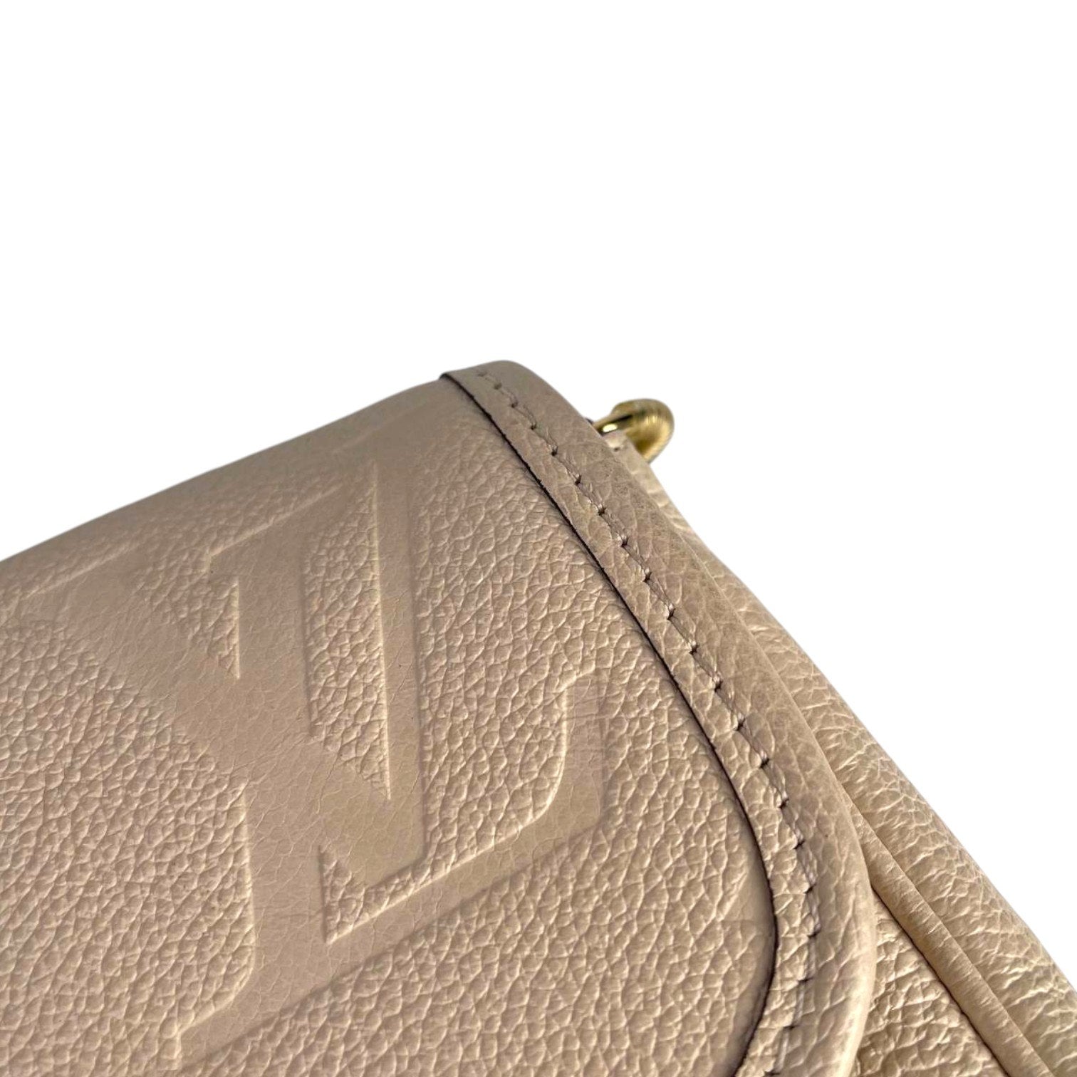 LV Diane Leather White