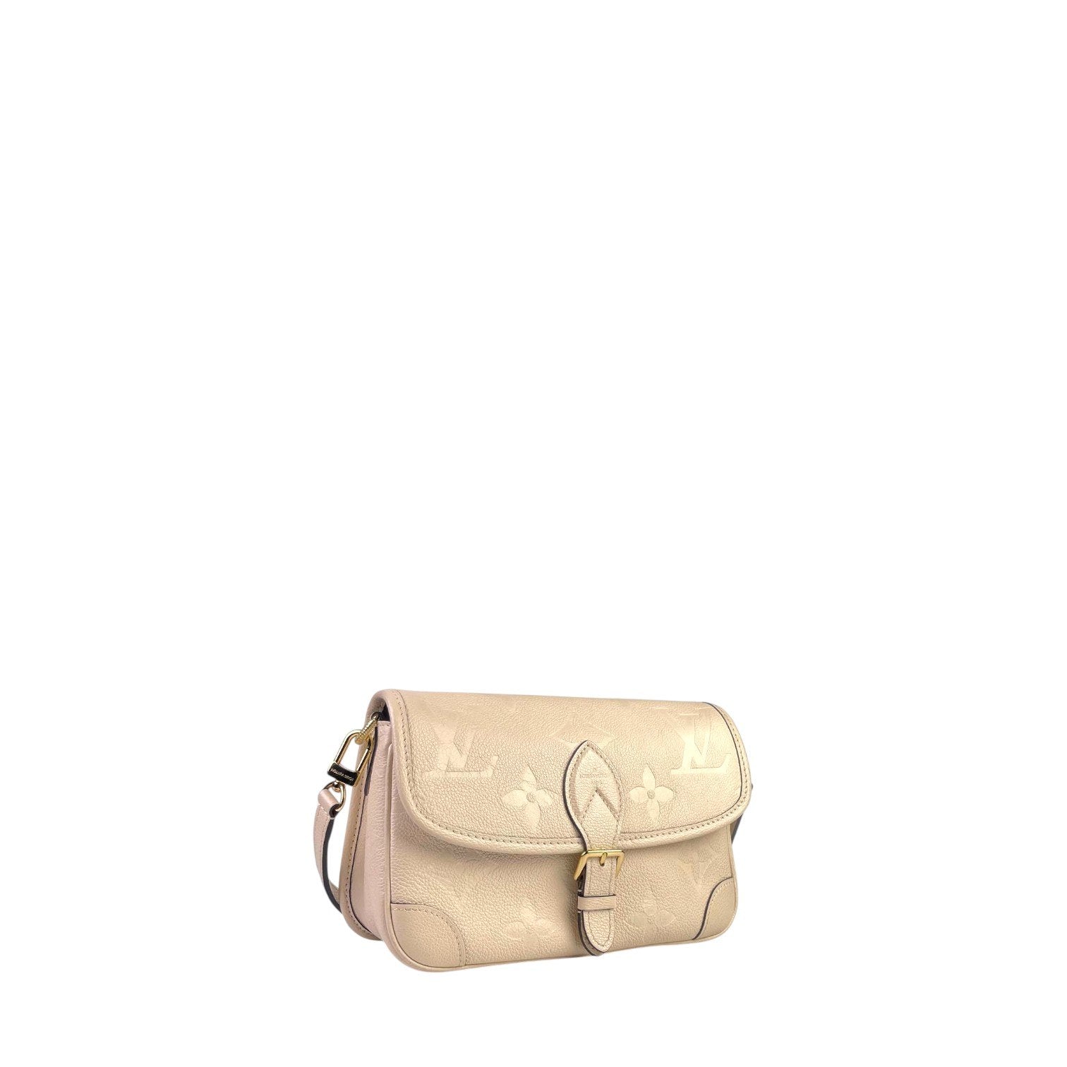 LV Diane Leather White