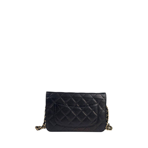 Chanel WOC Black GHW