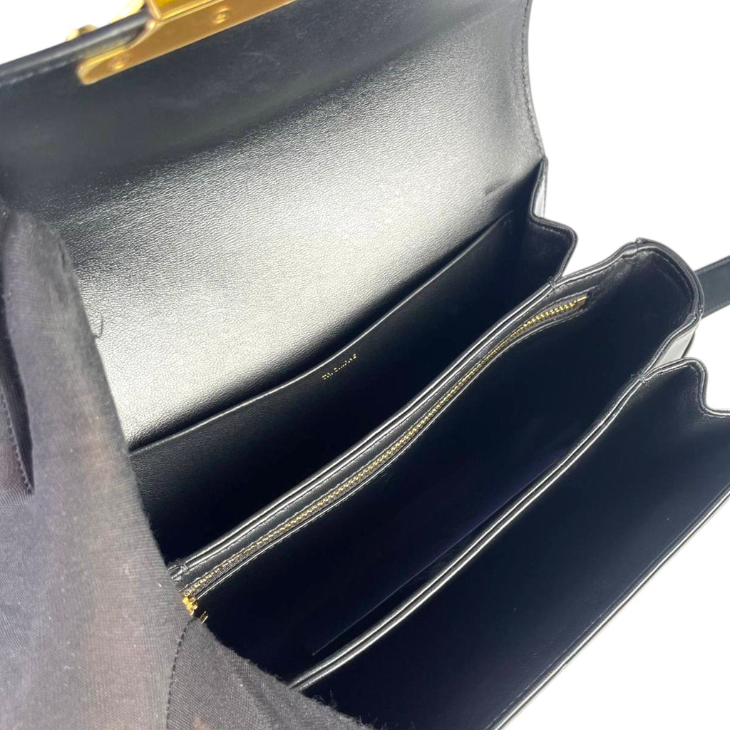Celine Triomphe Black GHW