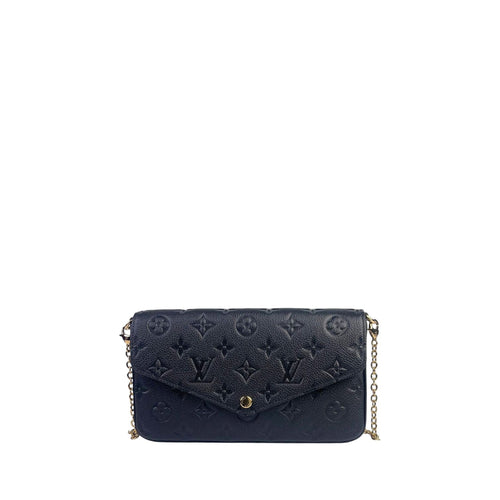 LV Felicie Pochette Empreinte Leather
