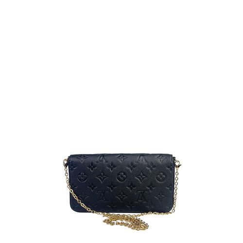 LV Felicie Pochette Empreinte Leather