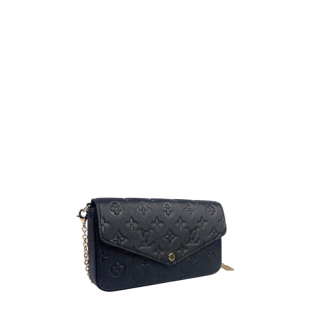 LV Felicie Pochette Empreinte Leather