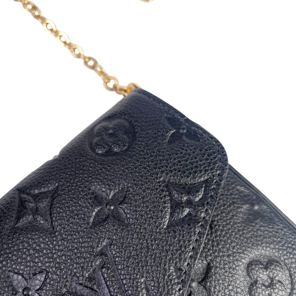 LV Felicie Pochette Empreinte Leather