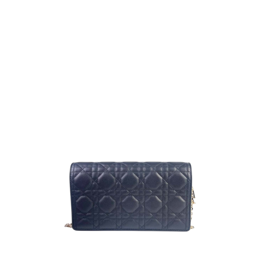 Dior Cannage Woc Black