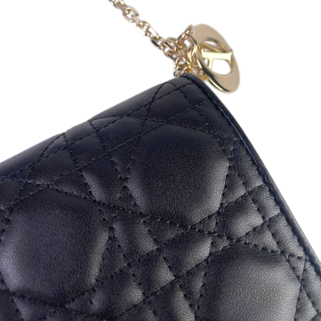 Dior Cannage Woc Black