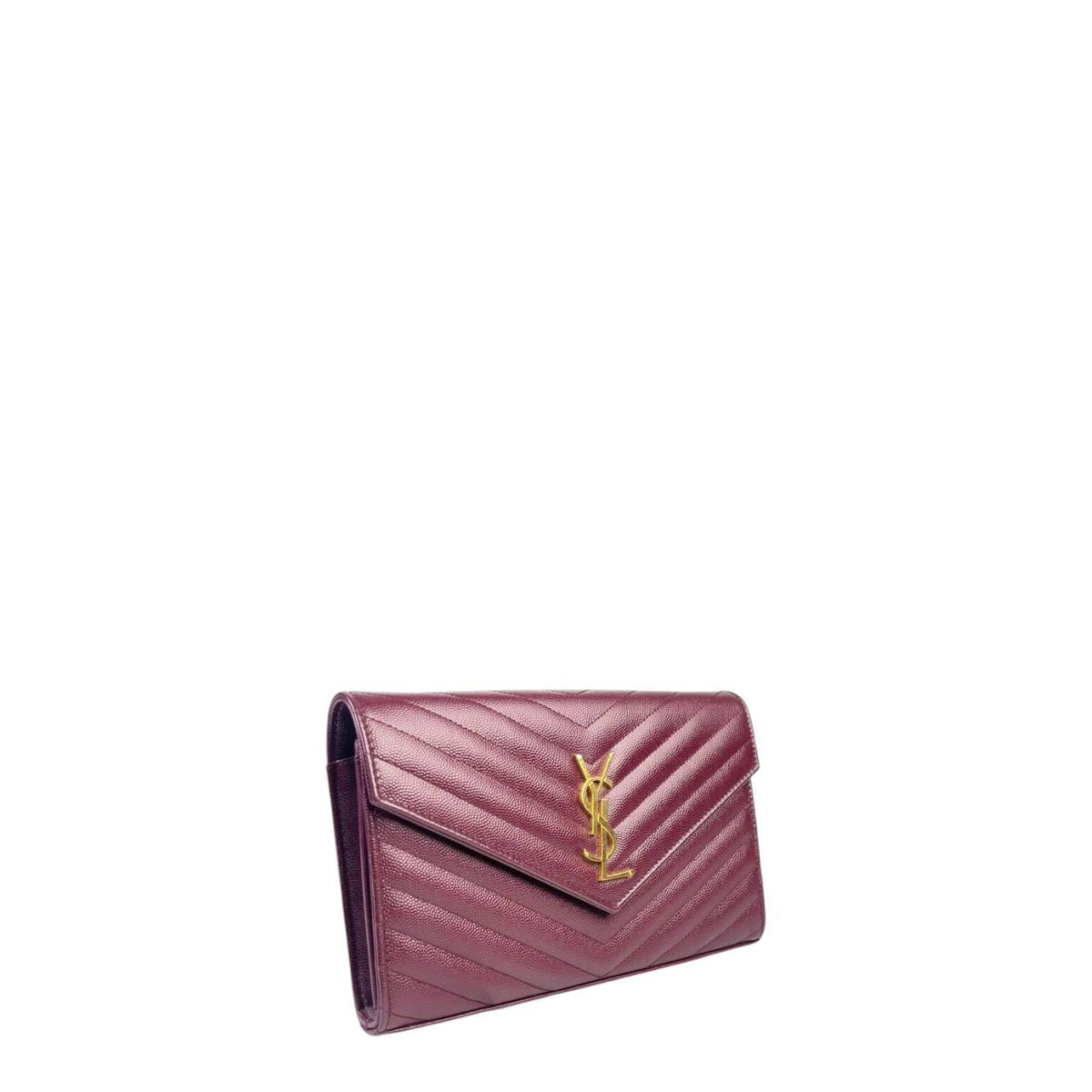YSL WOC Burgundy Medium GHW