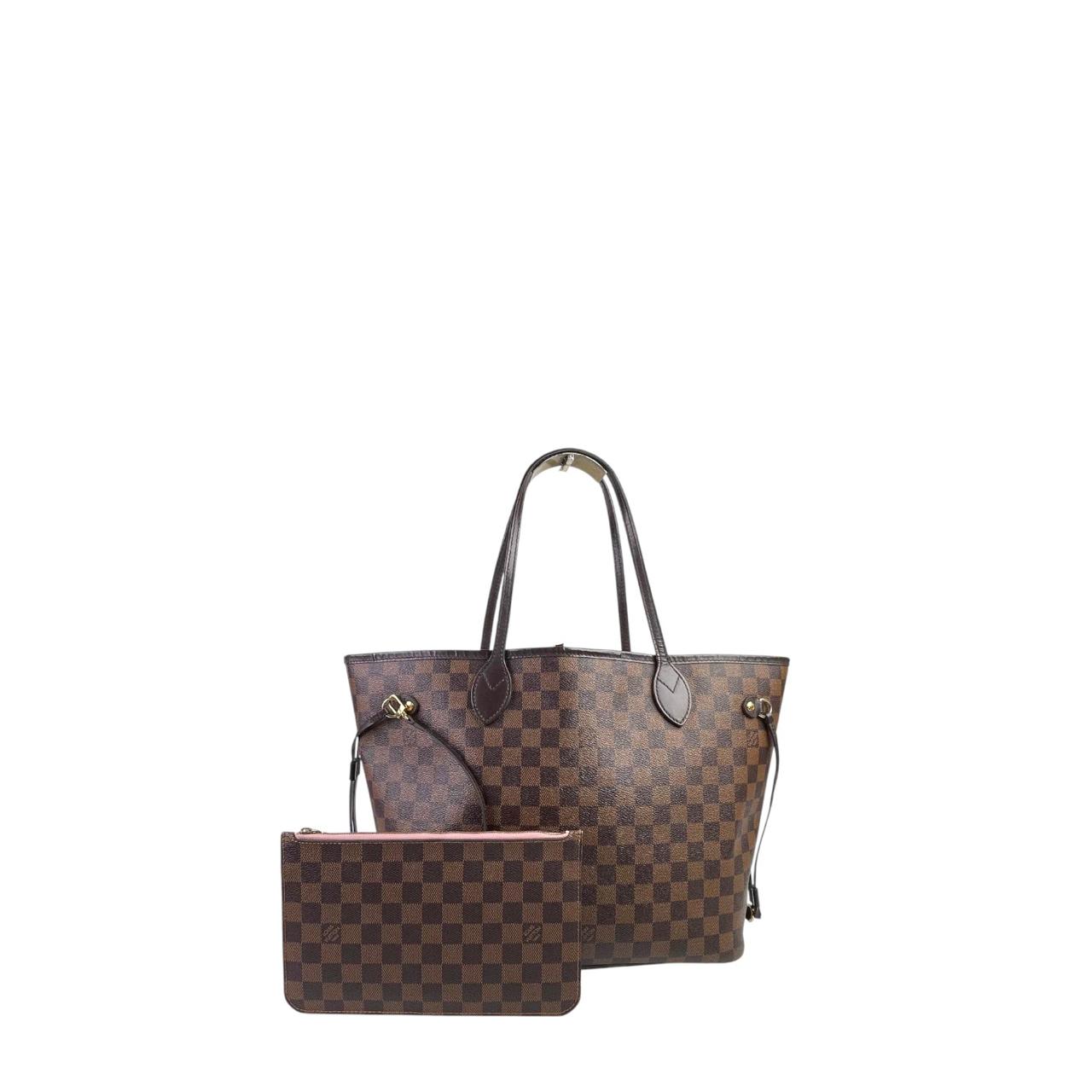 LV Neverfull Damier Ebene Pink