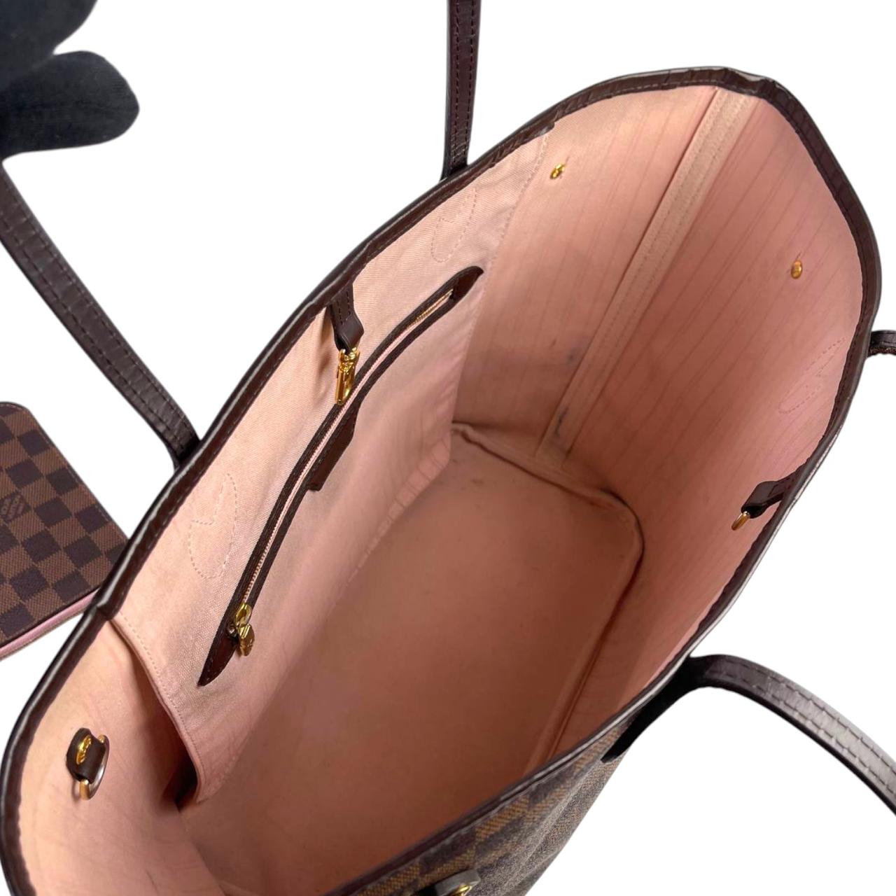 LV Neverfull Damier Ebene Pink