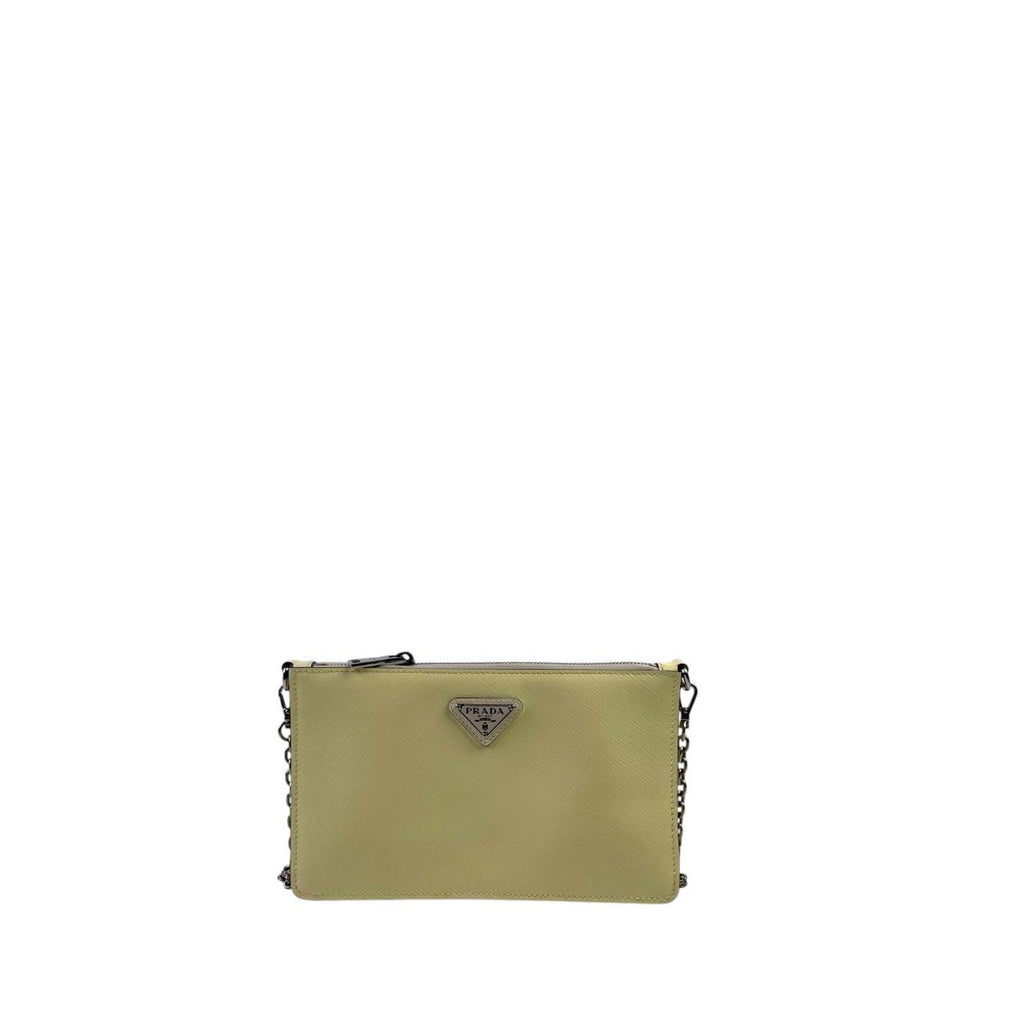 Prada Saffiano Chain Shoulder