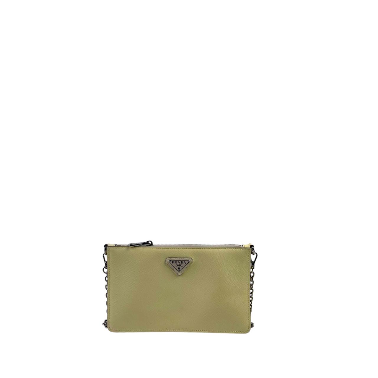 Prada Saffiano Chain Shoulder