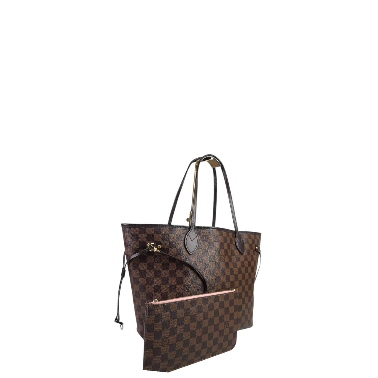 LV Neverfull Damier Ebene Pink