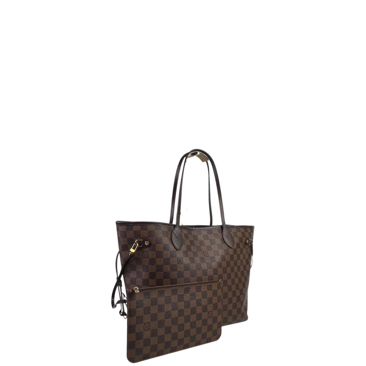 LV Neverfull Damier Ebene Red