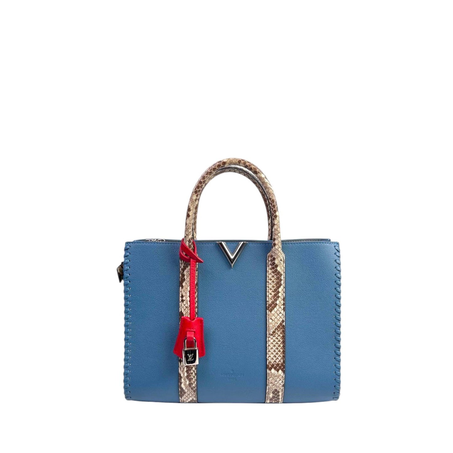Louis Vuitton Bleu Glacier Leather