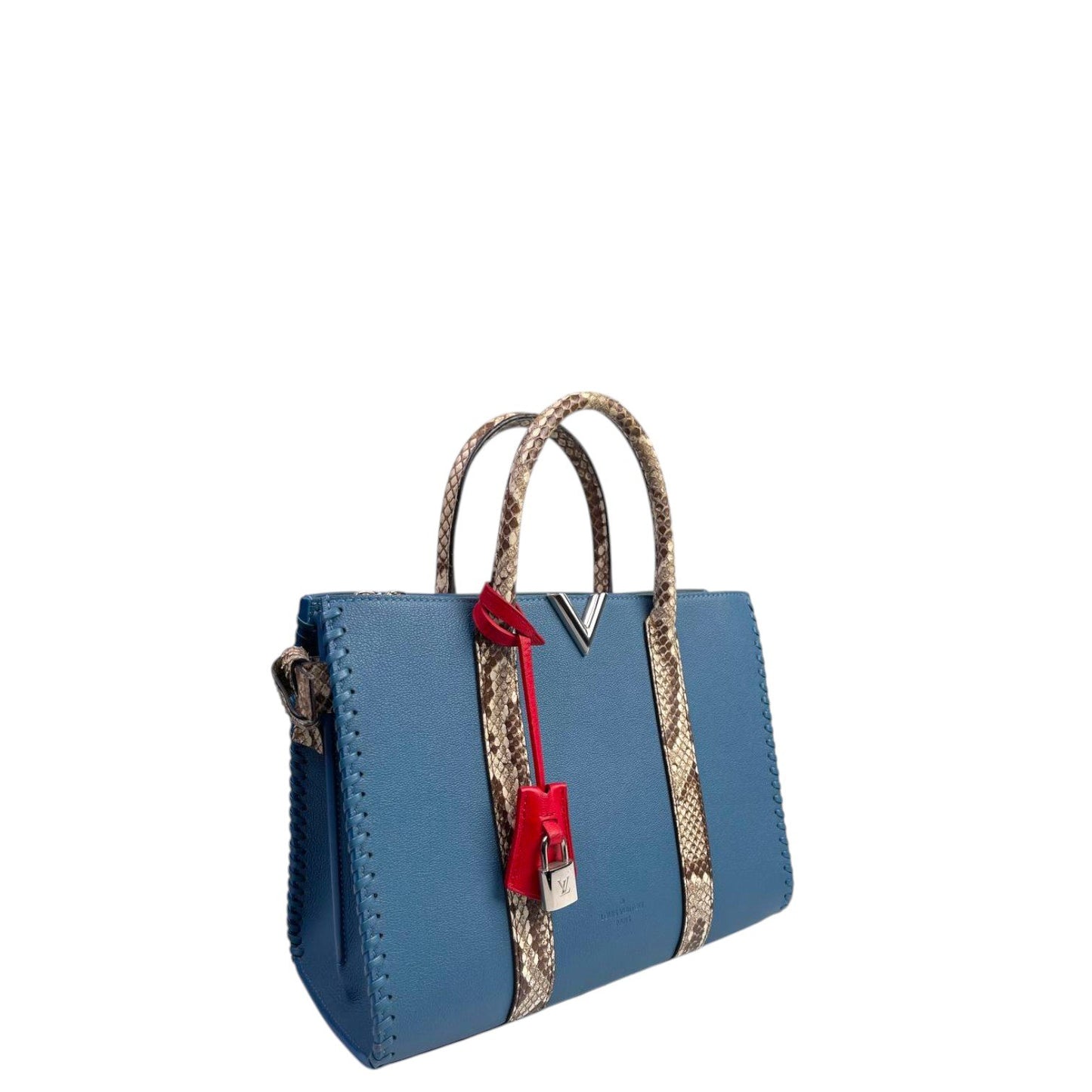 Louis Vuitton Bleu Glacier Leather