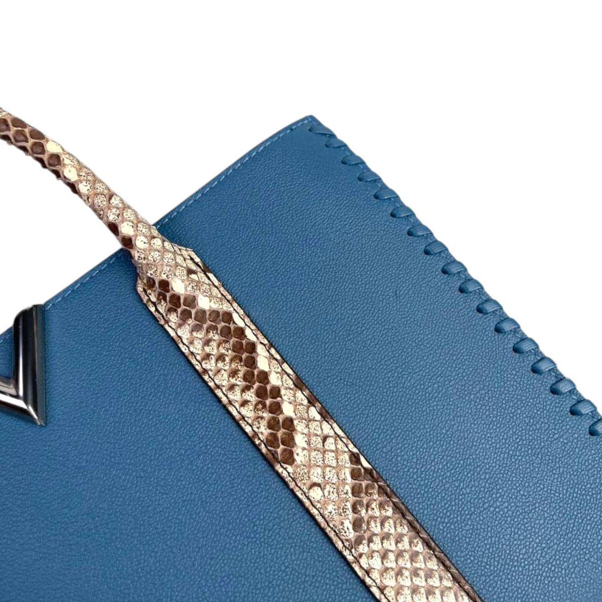 Louis Vuitton Bleu Glacier Leather