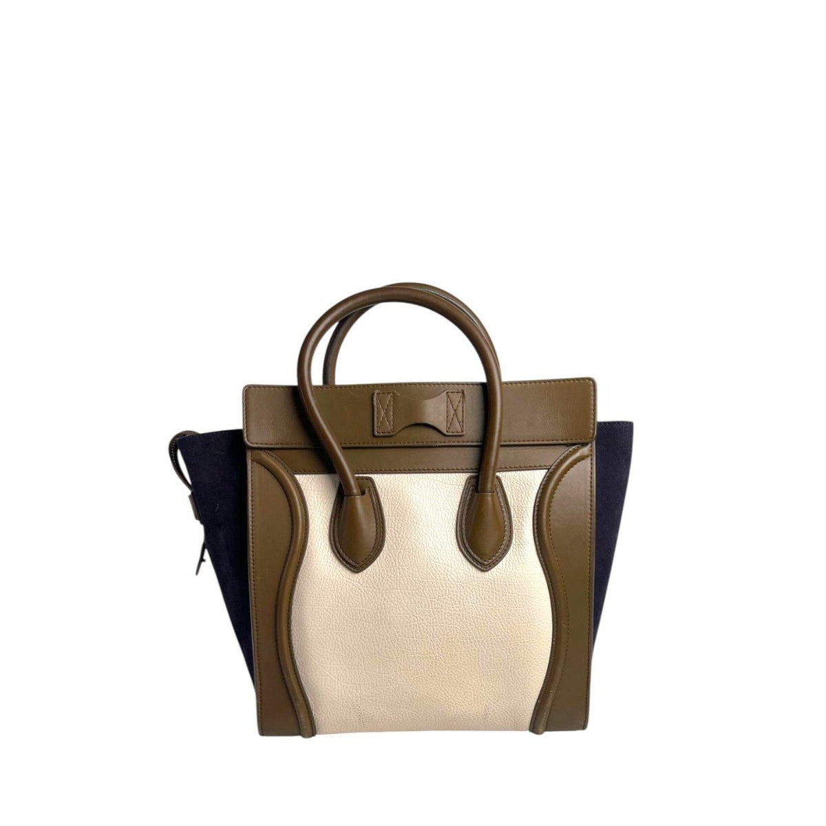 Celine Tricolor Luggage Micro Tote Bag