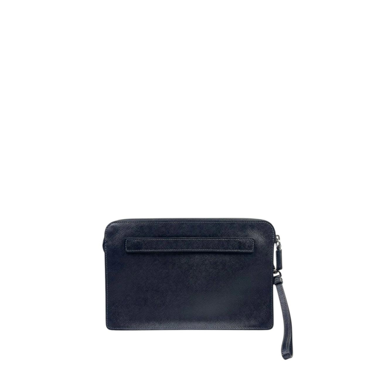 Prada Saffiano Leather Clutch Bag