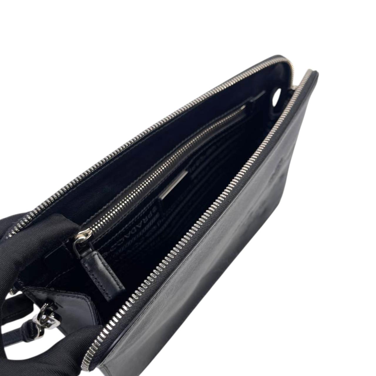 Prada Saffiano Leather Clutch Bag