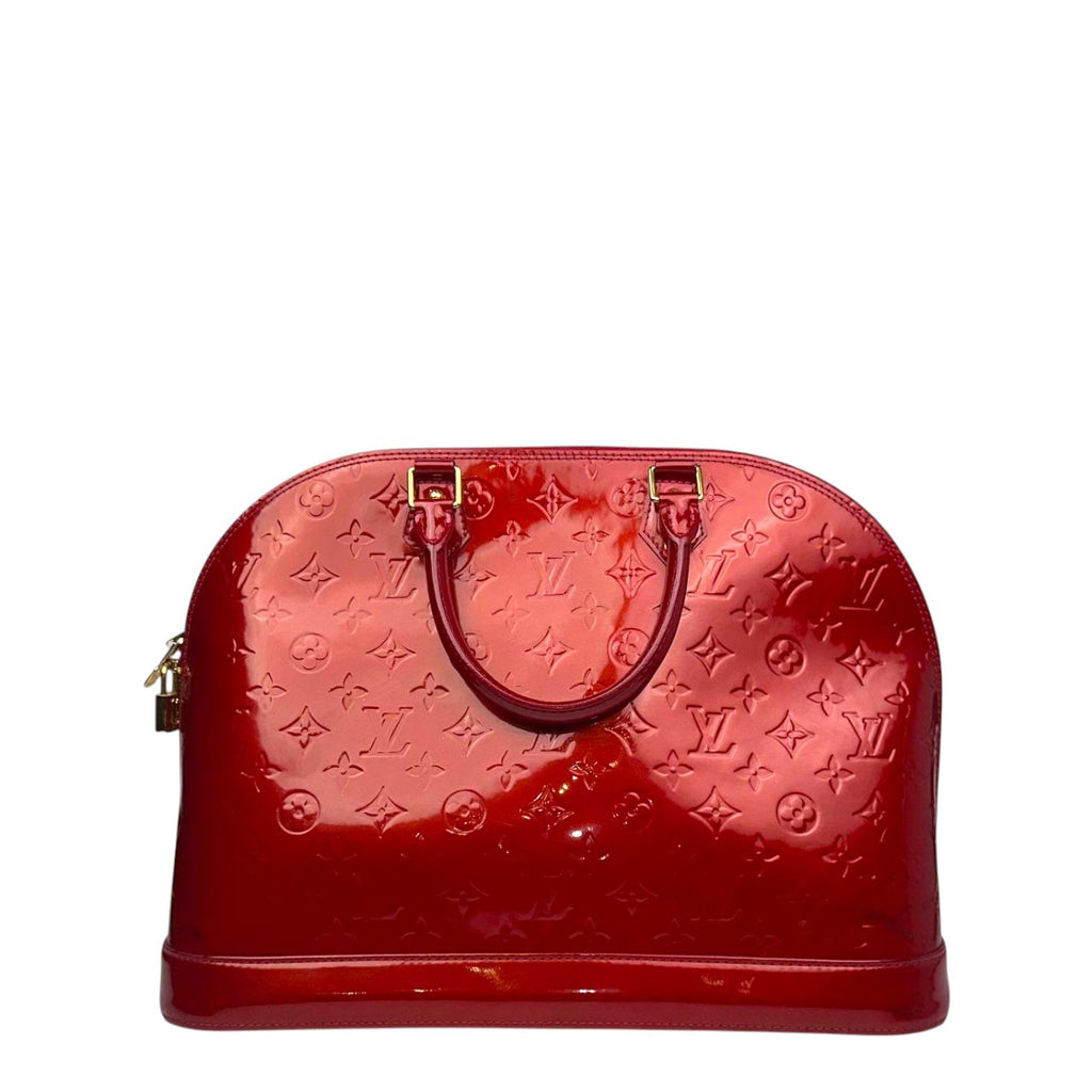 LV Alma GM Vernis Red