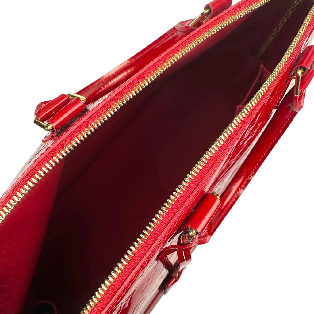 LV Alma GM Vernis Red