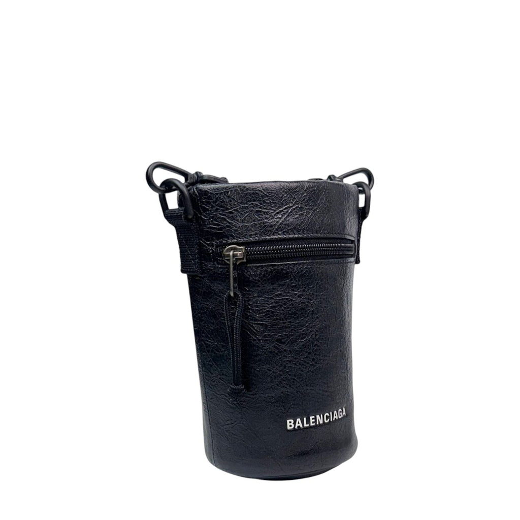 Balenciaga Sling Leather Black