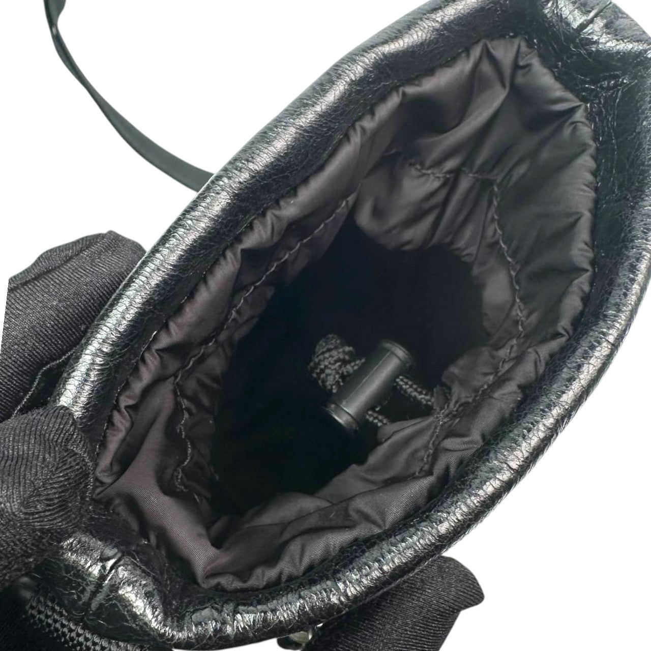 Balenciaga Sling Leather Black