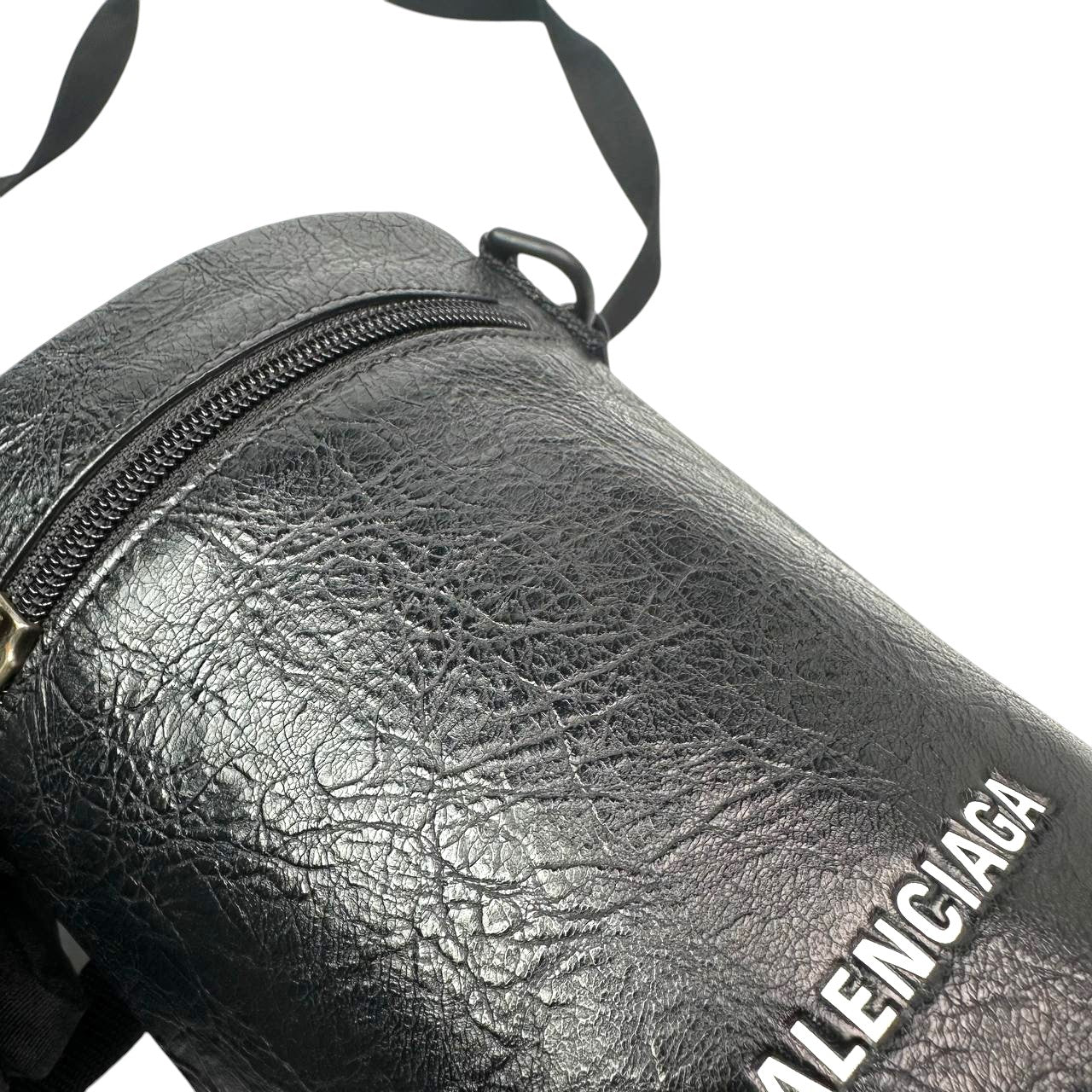 Balenciaga Sling Leather Black