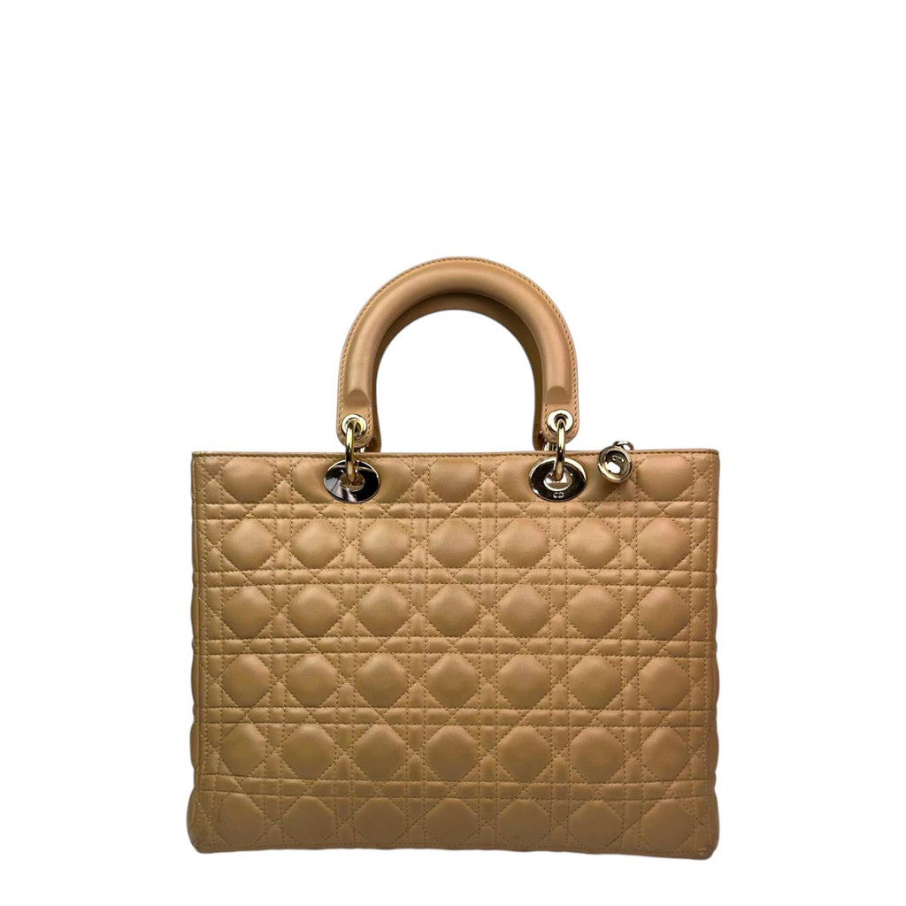 Lady Dior Large Beige