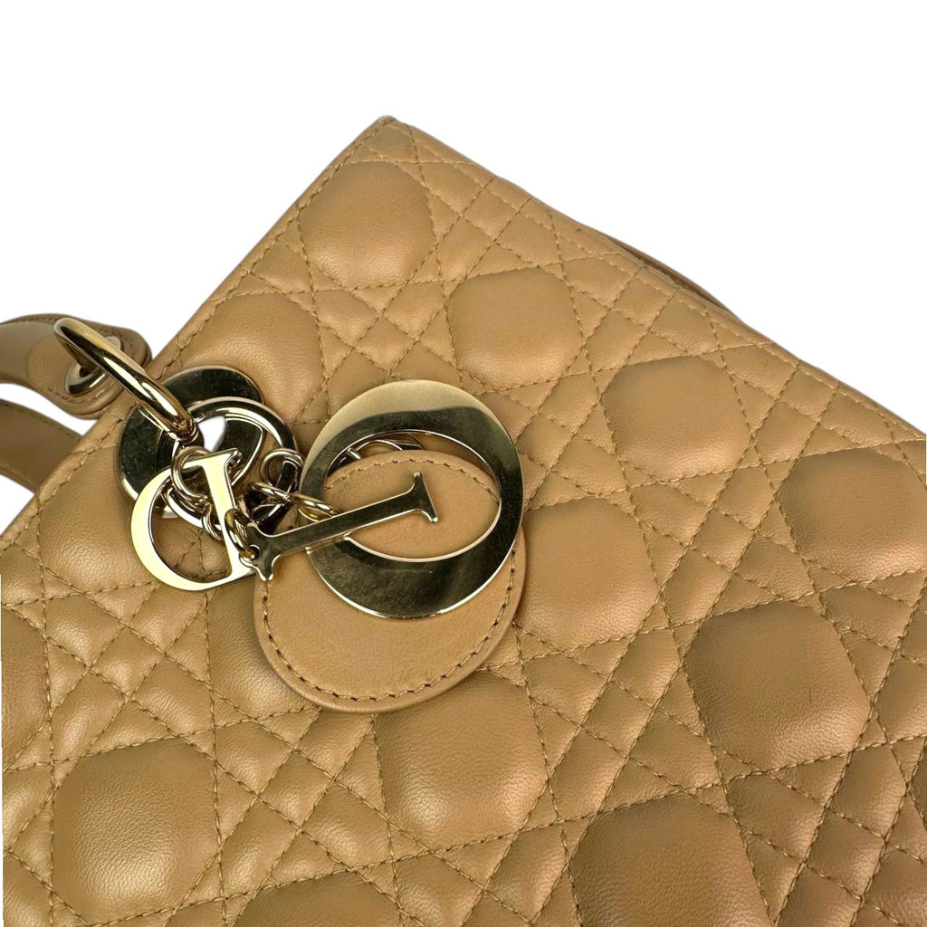 Lady Dior Large Beige