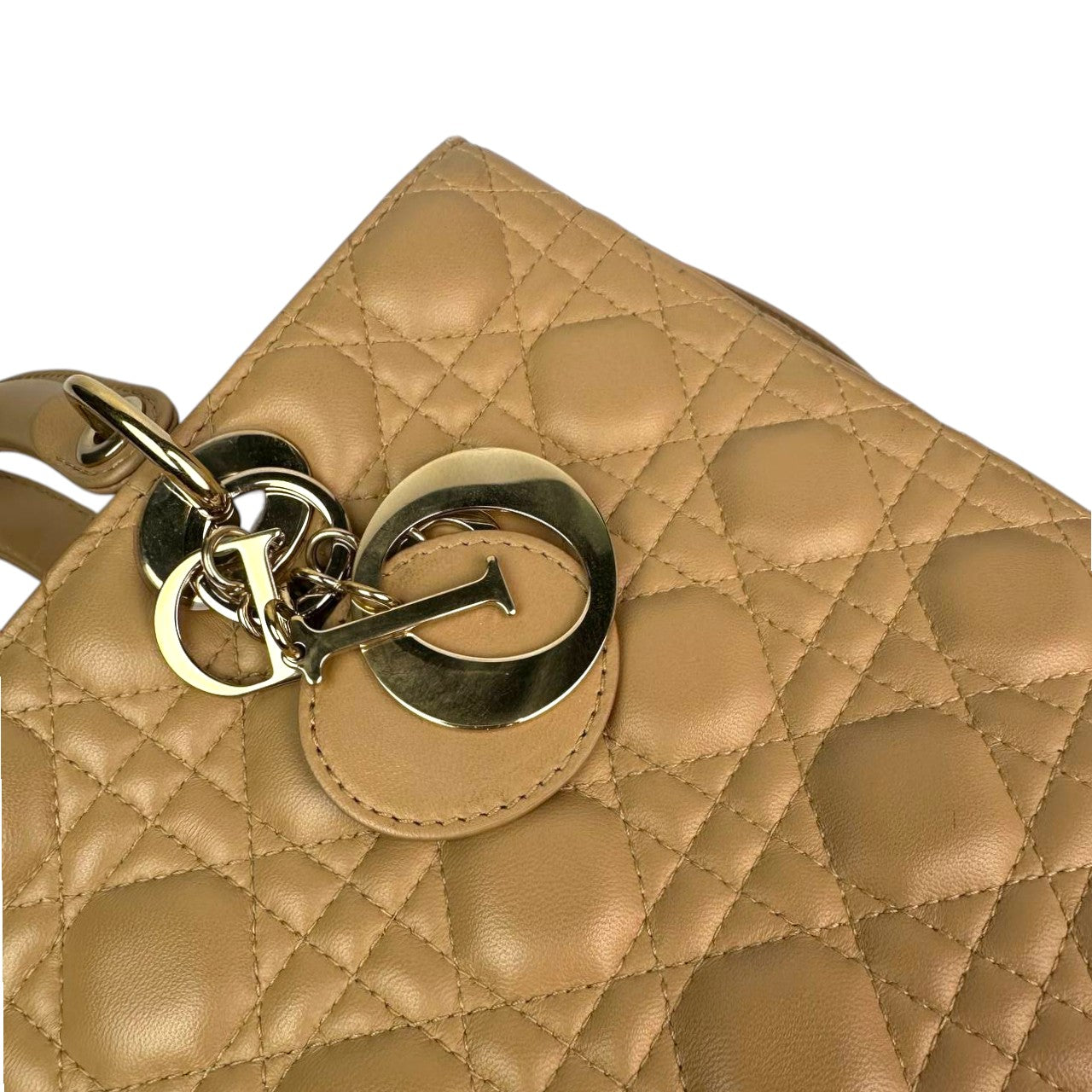 Lady Dior Large Beige