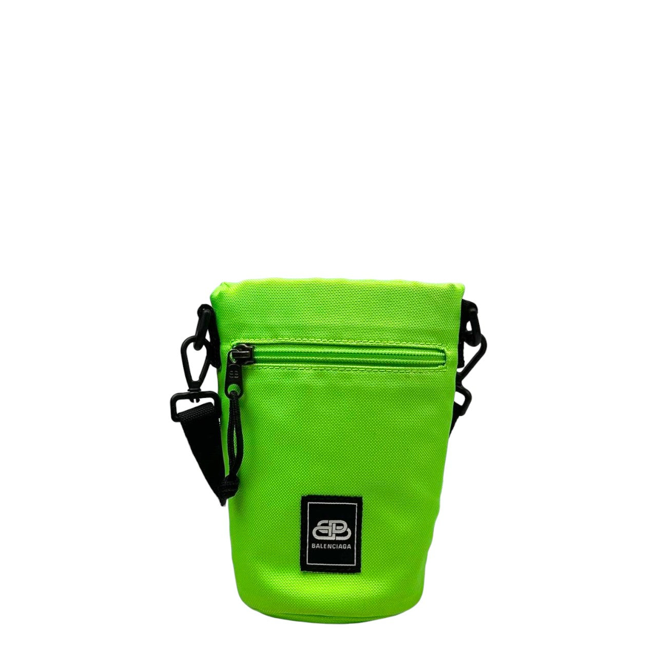 Balenciaga Sling Bag Green Canvas