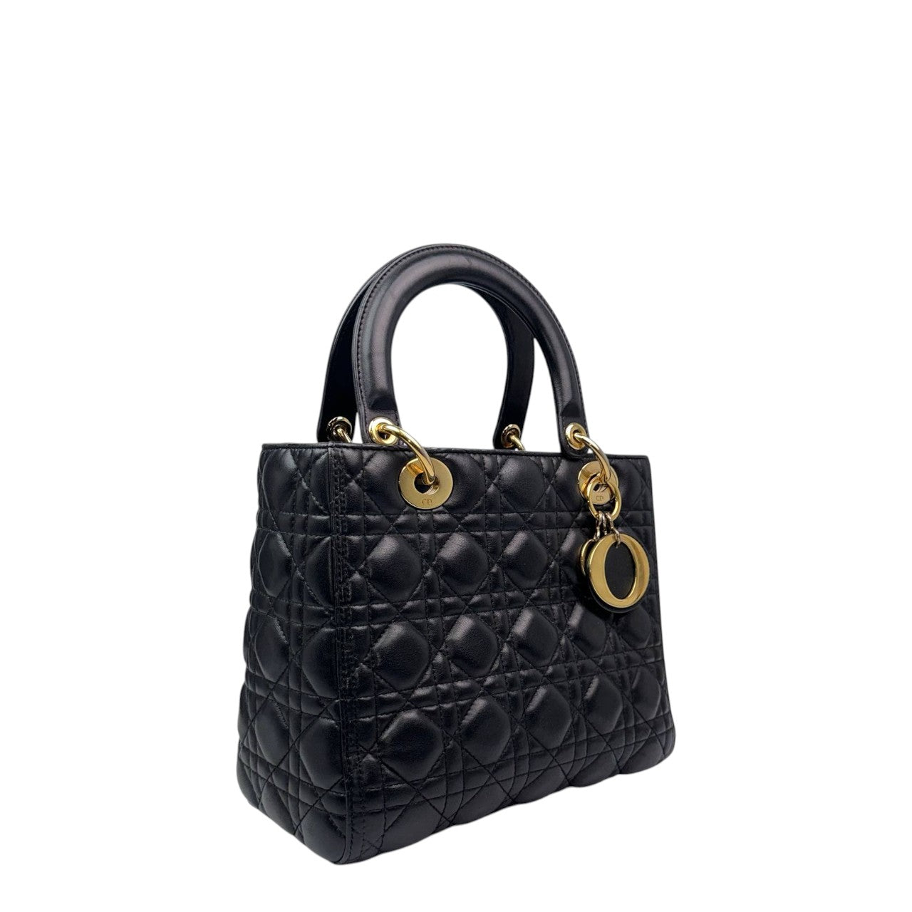 Lady Dior Medium Black GHW