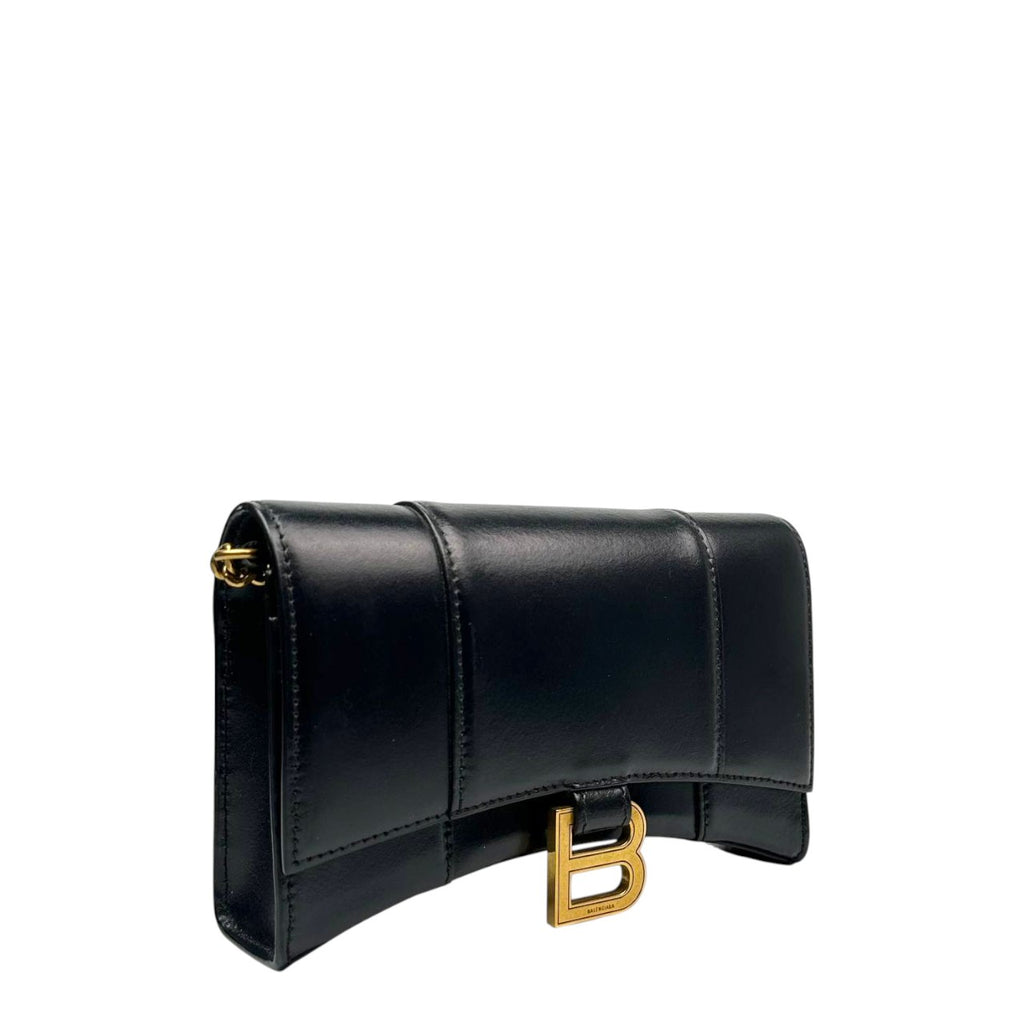 Balenciaga Hourglass WOC Black