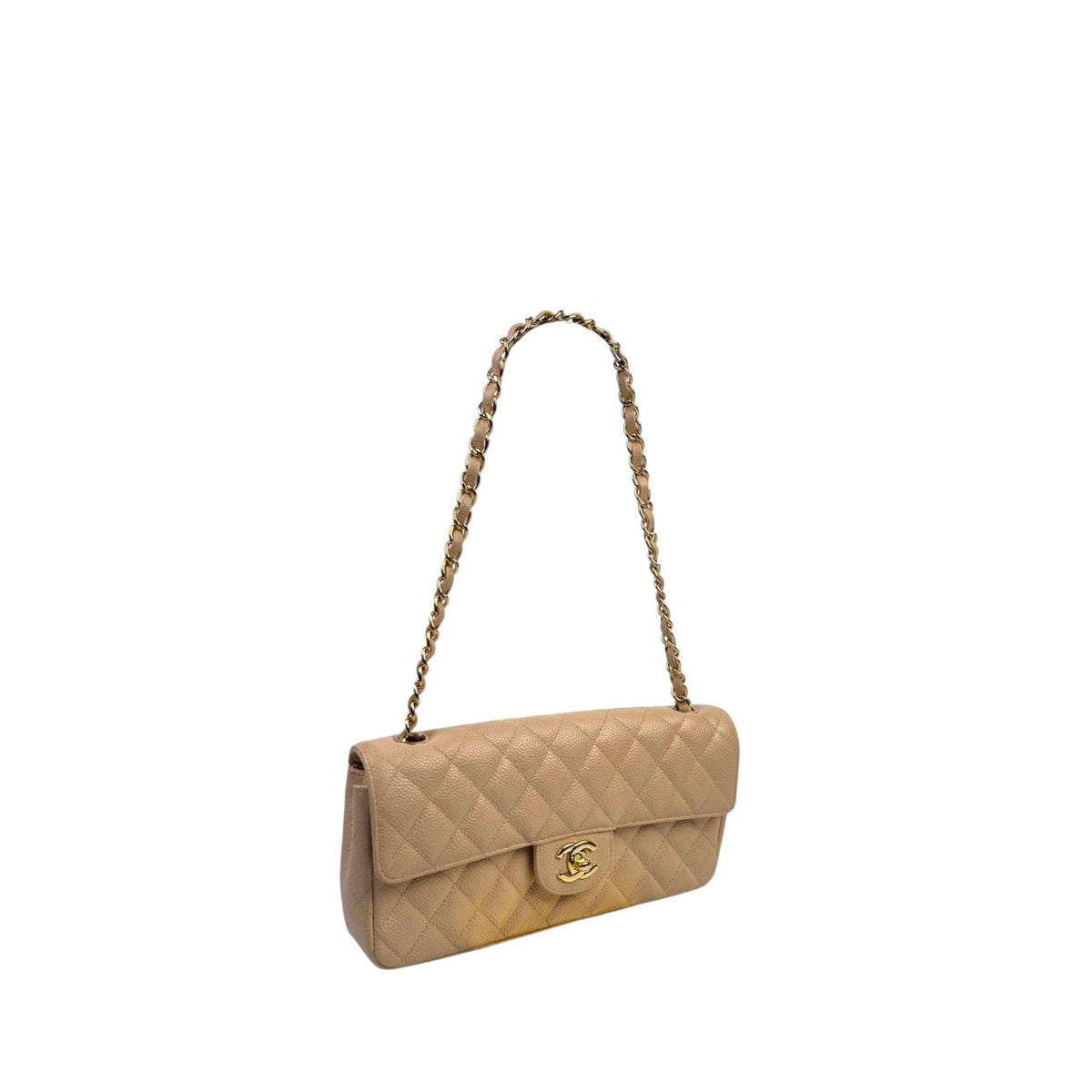 Chanel East West Flap Bag