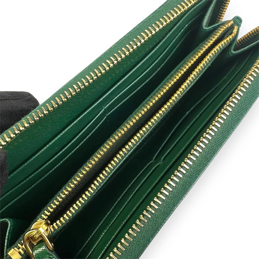 Prada Saffiano Long Wallet (19cm)  P5424