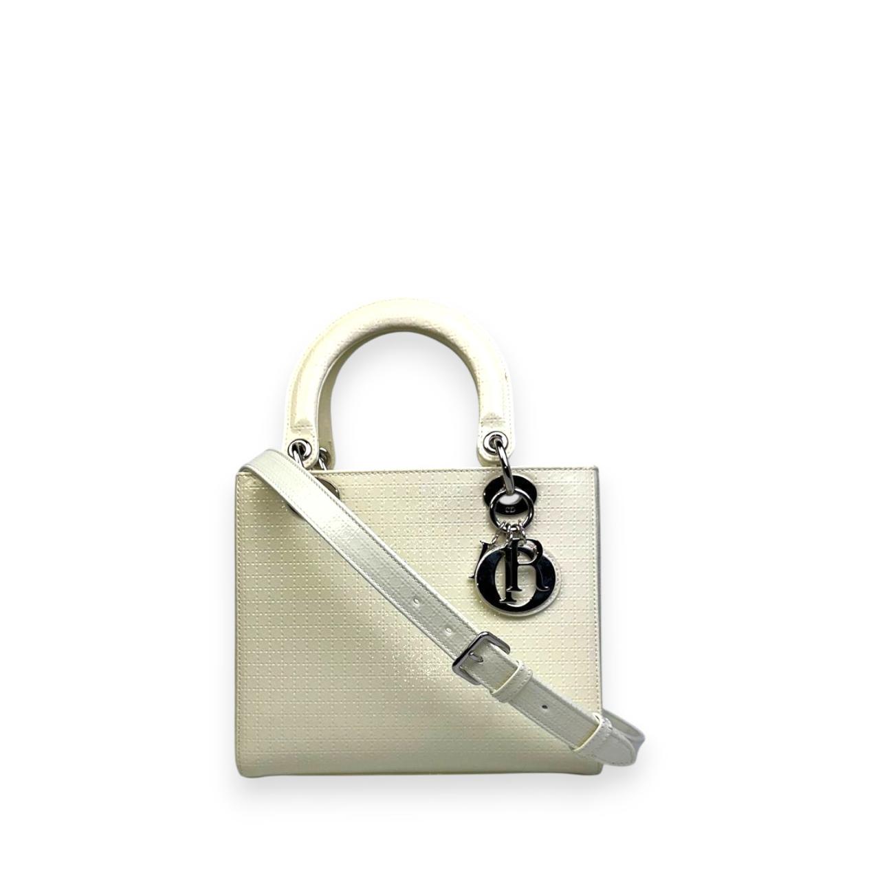 Lady Dior White (24.5cm) P5428