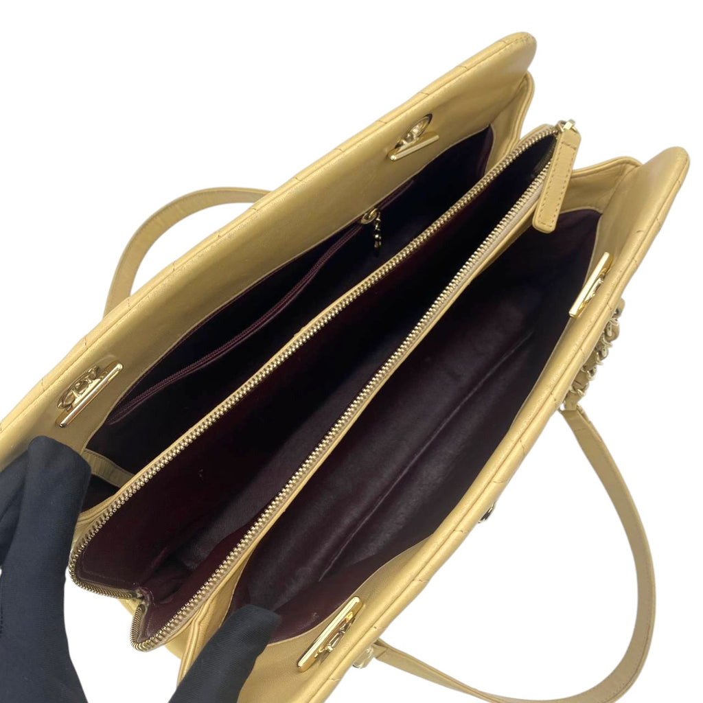 Chanel CC Chevron Tote Bag