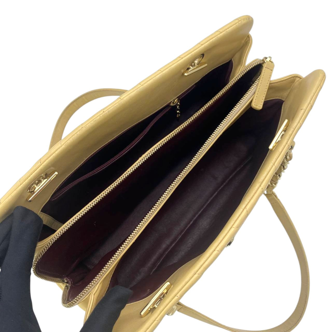 Chanel CC Chevron Tote Bag