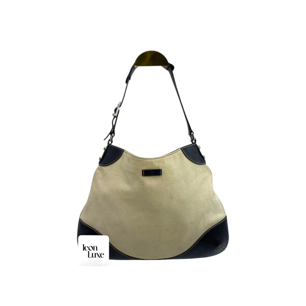 Gucci Canvas White Hobo