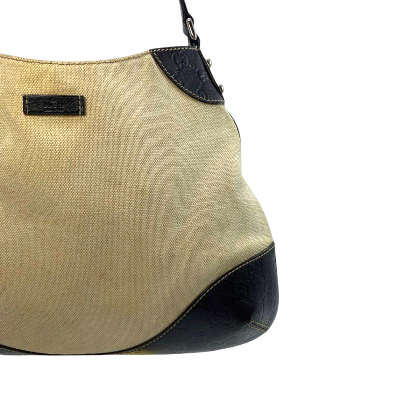 Gucci Canvas White Hobo