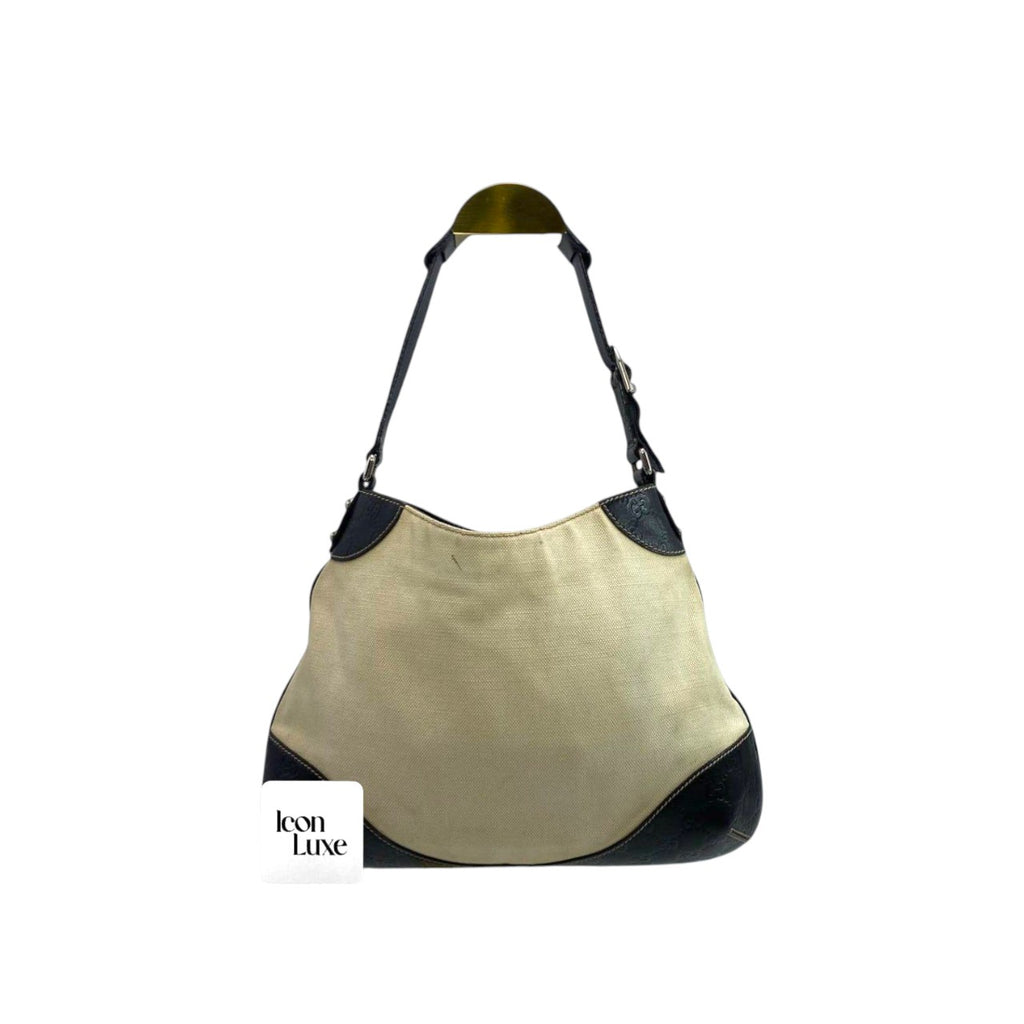 Gucci Canvas White Hobo