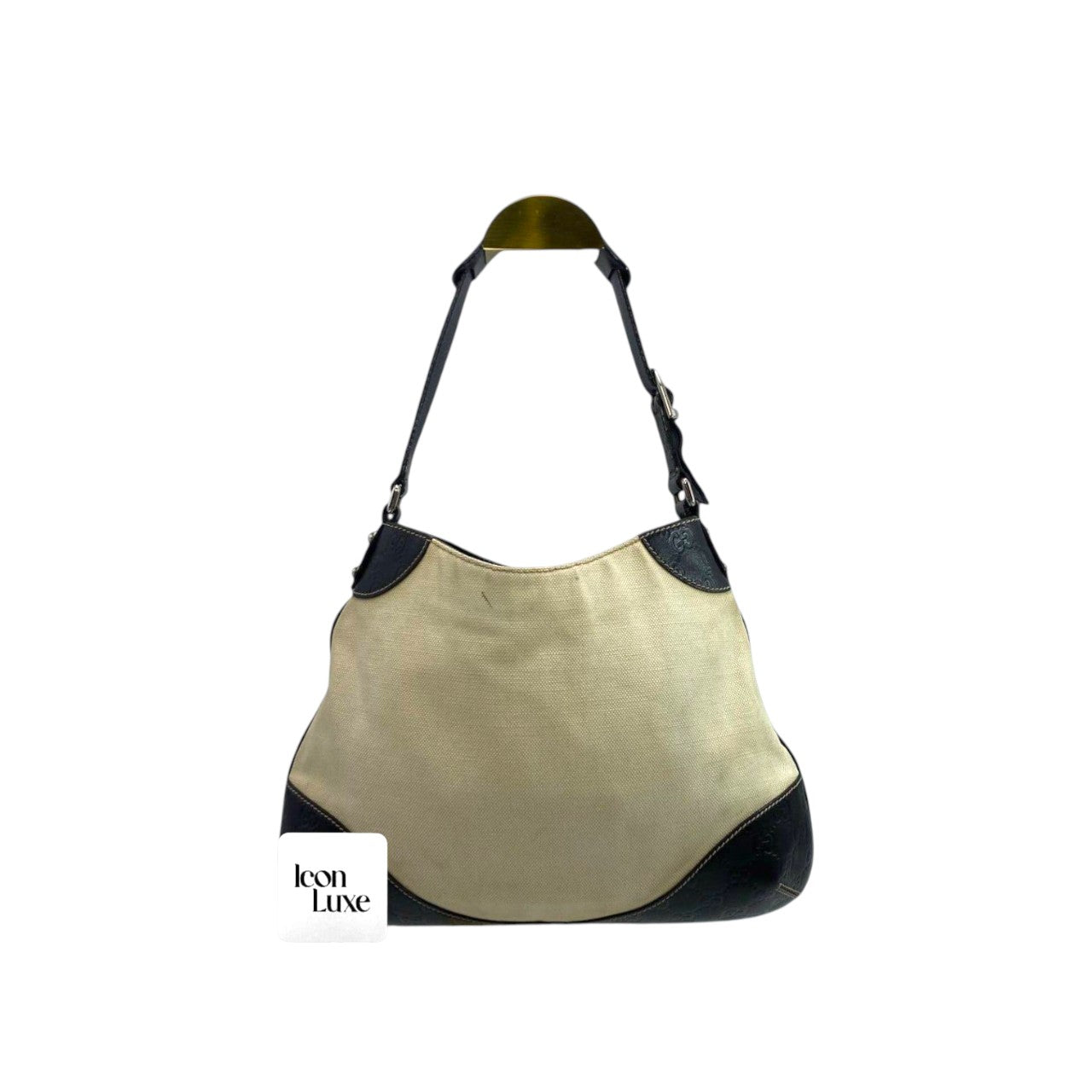 Gucci Canvas White Hobo